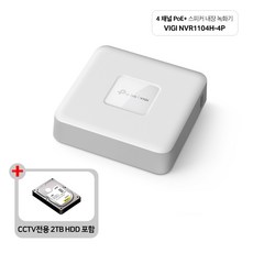티피링크 VIGI NVR1104H-4P PoE+ NVR + HDD Set [1TB / 2TB / 4TB / 6TB / 8TB] / 공식 판매점, VIGI-NVR-2TB, 1개