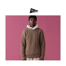 필그림서프서플라이 Pilgrim Surf Supply 피셔맨 니트 꽈배기 니트 3컬러 Neal Fisherman Crew Knit