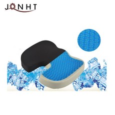 U 모양 coccyx 정형 외과 좌석 젤 쿠션 안락 기억 거품 안마 베개 사무실 의자 & 차를 위해, 45x35x7^+0