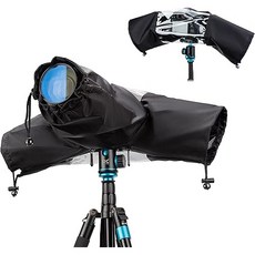 JJC Rain cover/rain jacket 18x14x34cm 검은색, 상품명참조, 1개