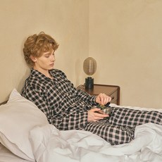 조이 긴팔 남성페어 블랙 (30수 CB)