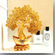 개업선물 황금 돈나무 개업 축하 선물 부와번영의상징 인테리어 장식 소품, 황금색