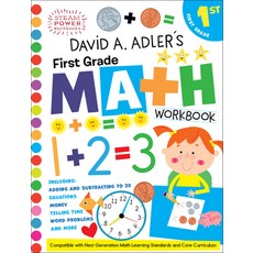(영문도서) David A. Adlers First Grade Math Workbook Paperback, Holiday House, English, 9780823453146