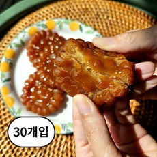 의정부장인약과 (혁2라이프) 장인약과 찹쌀약과 호박 꿀 조청 약과 40년 전통 명절 한과 과자세트 K 한식 디저트 선물용 답례품 맛있는 쫀득한약과 꾸덕한약과 못난이 명품 약과맛집 약꽈 30개 30g