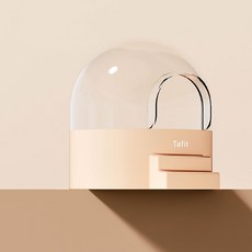 타핏 햄스터화장실 햄스터모래존 크리스탈 목욕통 16cm, 딥 그린, 1개