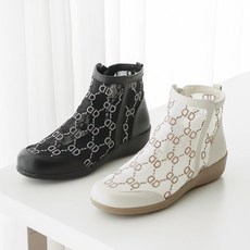 런슈즈 시원하고 통기성좋은 메쉬 망사 봄 여름 앵클부츠 3.5cm