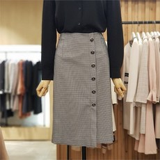 케네스레이디 케네스레이디 NC11 슬릿 체크스커트 EWSKKB4300BKC (6292716)
