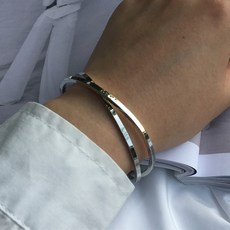 남자 뱅글 팔찌 써지컬스틸 스트릿 레이어드 패션 past bracelet