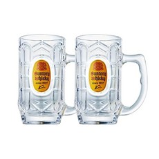 산토리 가쿠빈 위스키 375ml 하이볼 잔 2개세트, 2개