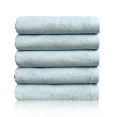 타월리스트 30수 170g 뱀부 대나무 무형광 호텔수건, 스카이블루, 5장