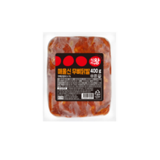 식자재왕 매울신 무뼈닭발 400g, 35개