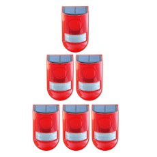 ZCD 6pcs 태양 강화 된 건강한 경보 스트로브 빛 6 LED 섬광 110db, 모델명