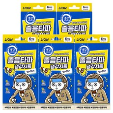 라이온코리아 냉감테라피 졸음타파 냉각시트(6매입), 5개