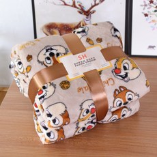 칩앤데일 담요 다람쥐 블랭킷 귀여운 캐릭터 차박 캠핑 이불, 치치티티