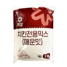 치킨전용믹스 매운맛(백설 5K)X2, 2개, 5kg