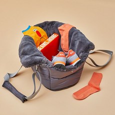원오브어스 Reversible carry bag (charcoal brown)