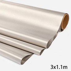 차폐재 원단 RFID 차폐 블록 재료 WiFiRF 방사선 방지 전도성 자성 구리니켈 EMF 보호 의류, 1개