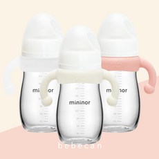 [미니노어젖병호환] 국내생산 베베캔 실리콘 젖병손잡이 핸들 실리콘 젖병손잡이, 실리콘젖병손잡이(퓨어/무색소), 1개
