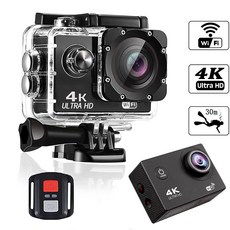 노바텍 SJ9000X ELITE PRO2 4K WiFi 리모컨 터치 액션캠 SJ4000 미니 VR 스포츠 수중 스포츠 카메라 항공사진 방수 무선 와이파이, 메모리카드없음