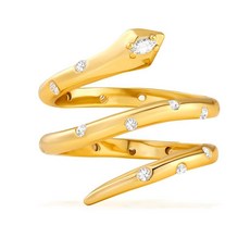 Cicy Bell 여성용 18k 금 도금 청키 스테이트먼트 반지 티어드롭 큐빅 지르코니아 트렌디 섬세한 밴드 링 그녀를 위한 선물 7 황동 지르코니아 지르코니아12583