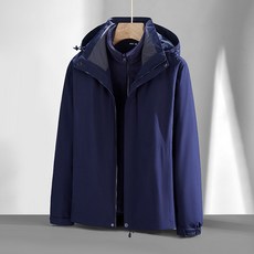  바람막이 남 투피스 탈부착 춘추 겨울 융기모 도톰 방풍 방수 후드 코트 방한복 여 