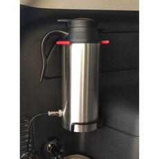 차량용 커피 포트 차박 분유 스텐 시가잭 텀블러 카, 12V 시가잭+지지대