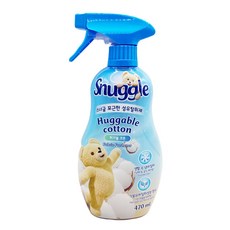 스너글 섬유탈취제 허거블 코튼 본품, 470ml, 4개