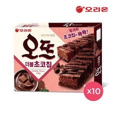 오리온 오뜨 더블초코칩 12P(324g) x 10개, 오리온 오뜨 더블초코칩 12P(324g)  x 10개, 324g