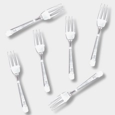 투명 포크 12cm 개별포장 소분, 500개, 1개
