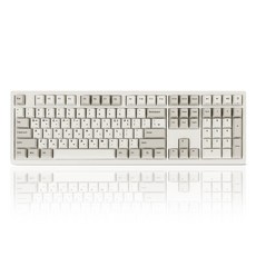COX 엠프리스 오리지널 레트로 PBT 무접점 키보드 35g, Ivory White, 일반형, EMPRESS ORIGINAL