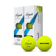 레가토 정품 USGA 공인구 우레탄 3피스 새 골프공 옐로우 비거리 골프볼 6구, 옐로우 AHP06047, 6개