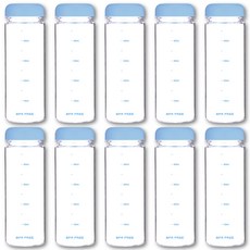 위드 마이보틀 트라이탄 눈금 물병 10p, 블루(10개입), 500ml, 10개