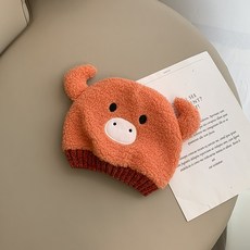 가을 보온 남성 여성 라이크 램스울 큐트 풀오버 반다나