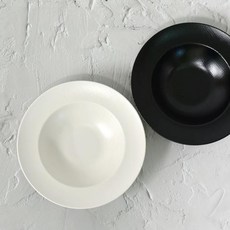 국산 멜라민 파스타볼 검정 흰색 업소용 파스타그릇 업소 식당 휴게소 카레그릇, 1호 G-0489, 크림, 1개