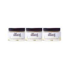the natural DEODORANT co 레몬 제라늄 데오드란트 밤 55g 3팩, 3개
