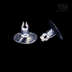 YM 어항 호스 고정 큐방 어항호스걸이, 투명, 100개