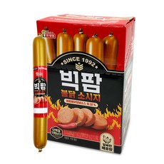 롯데 빅팜 불닭 소시지 1200g (60gx20개) (1통), 20개, 60g