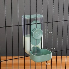 반려동물 걸이식 물 디펜서 강아지 대야 고양이 그릇 자동 급식기 물병, 1개, 3. XXF1290BG