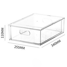 펜트리 수납함 약통 수납 박스 다용도 서랍형 옷 보관함 부엌 기저귀 기저귀함 플라스틱 정리 선반 슬라이딩 정리함 선반 팬트리 주방 수납장, 1개, 투명 - 한약방수납장