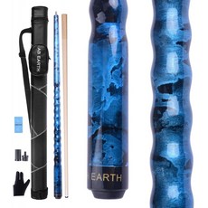 하드케이스 장착 AB 어스 인체공학적 디자인 13mm Tip 58" 메이플 풀 큐 스틱 키트(파란색 19oz) : 스포츠 &amp; 아웃도어, 단일옵션