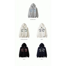 후아유 공용 시그니처 패치 후드집업 Signature Patch Hood Zip-up Brushed WHMZE4911U