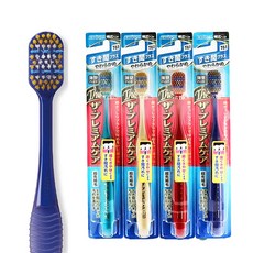 일본 EBISU 에비스칫솔 더프리미엄 인터케어 칫솔 6개입 치실효과, 1개, 4개입