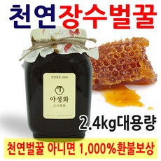 장수진꿀 국산 야생화, 1개, 2.4kg