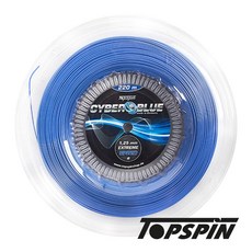 탑스핀 사이버 블루 1.25mm/220M BL 폴리 테니스거트