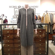 BCBG 비씨비지 이음새 없는 홀가먼트 니트 롱 가디건@@무료 배송@@CLASSIC LONG C/D_B9D9K172_98