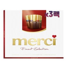 Merci 메르시 파이니스트 셀렉션 개별포장 초콜릿 20입 (250g) x3박스