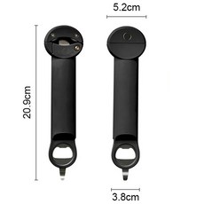항아리 자석형병따개 다기능 맥주 따개 약한 손 노인을 캔 오프너, 2.black, 1개