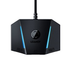 [2023 버전] LeadJoy VX2 AimBox 마우스 키보드 연결 어댑터 PS4 컨버터 게임 패드 컨버터 PS4 Nintendo Switch Xbox One Xbox Series X S 대응 3.5mm 이어폰 잭 포함, 1개