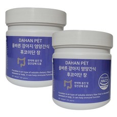 다한 강아지 대용량 영양제 후코이단 250g, 장건강, 2개