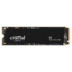 마이크론 크루셜 P3 4TB PCIe 3.0 3D NAND NVMe M.2 SSD (CT4000P3SSD8)